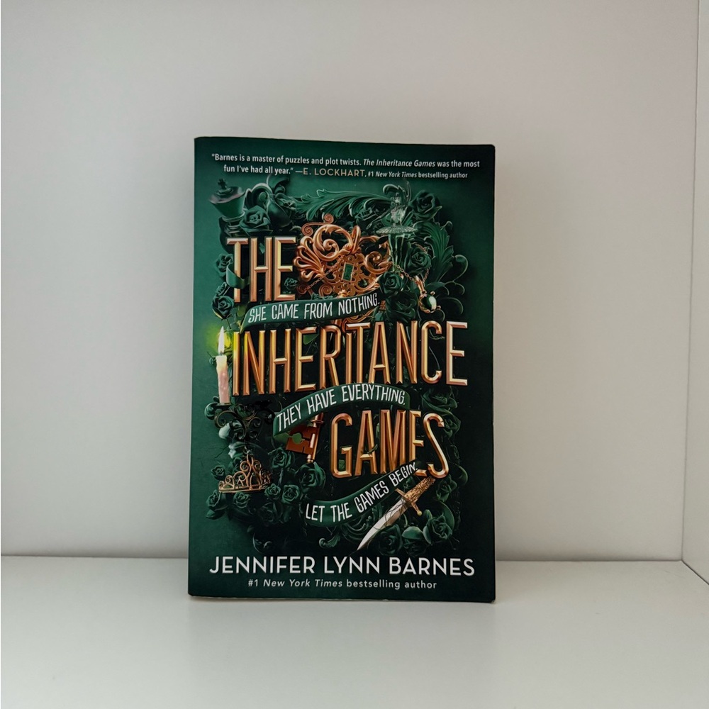 The Inheritance Games by Jennifer Lynn Barnes - Green Cover